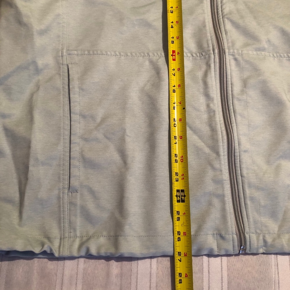 GREG NORMAN MENS LARGE JACKET LIGHT BLUE  POCKETS - Picture 9 of 12